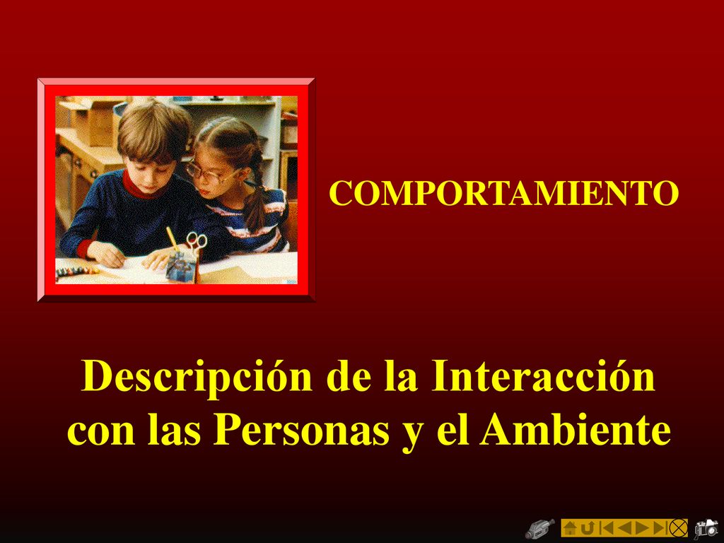 Descripción de la Interacción con las Personas y el Ambiente