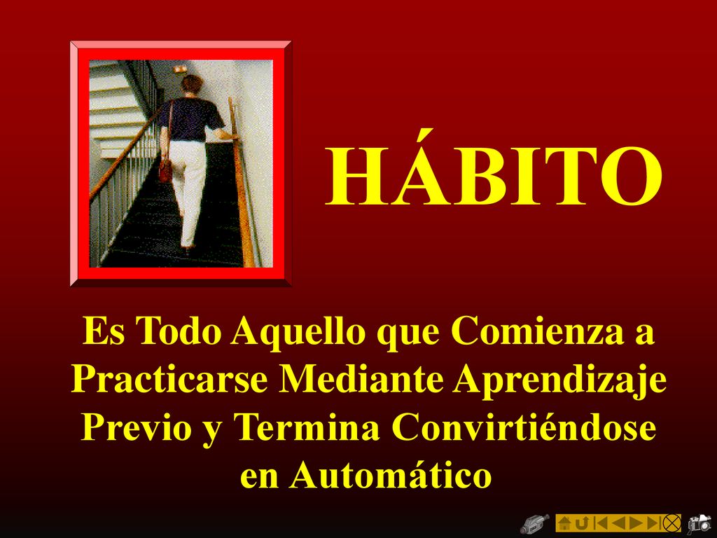 HÁBITO Es Todo Aquello que Comienza a Practicarse Mediante Aprendizaje