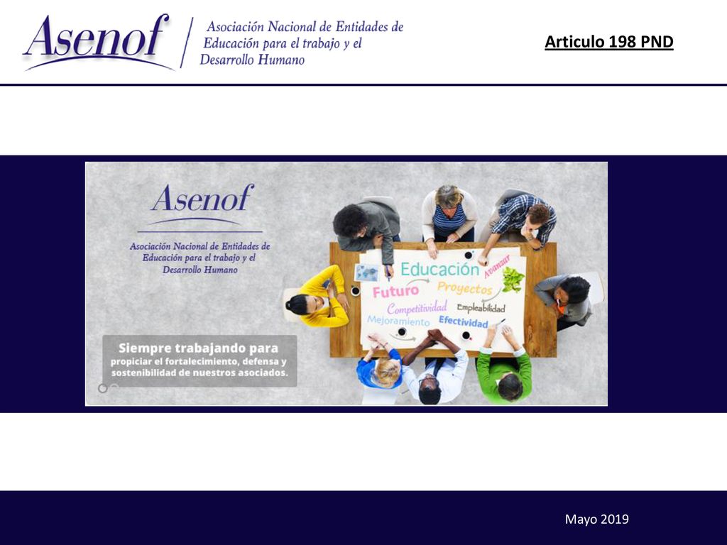 Articulo 198 PND 20 DE OCTUBRE DE 2016 Mayo 2019