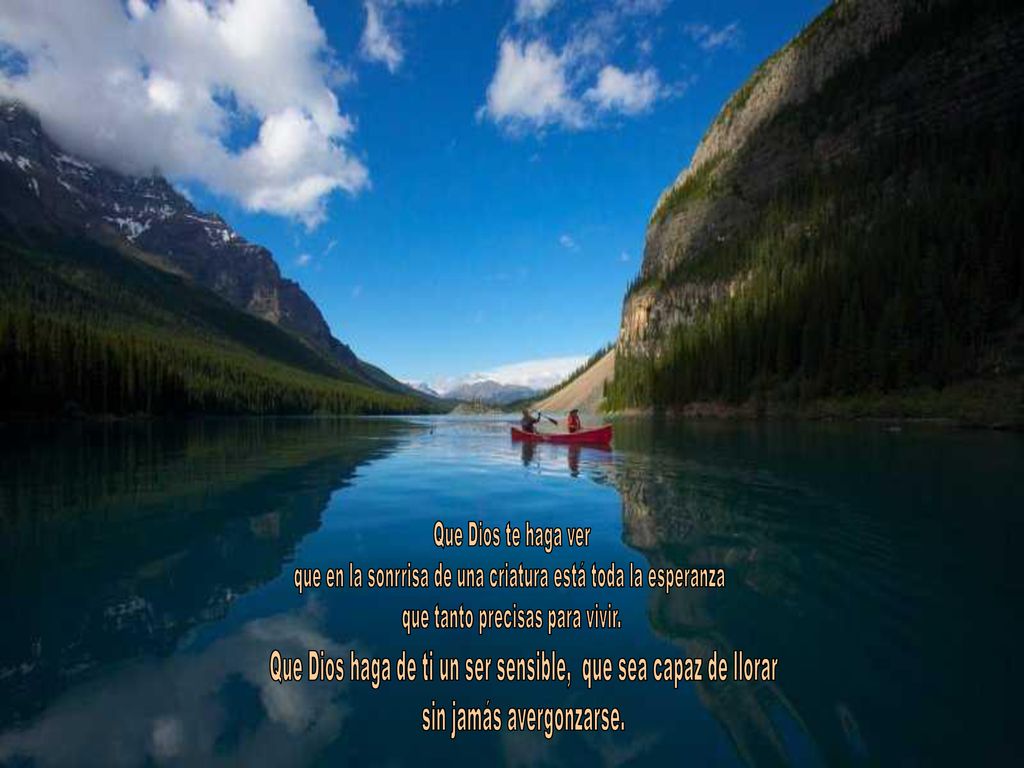 que en la sonrrisa de una criatura está toda la esperanza