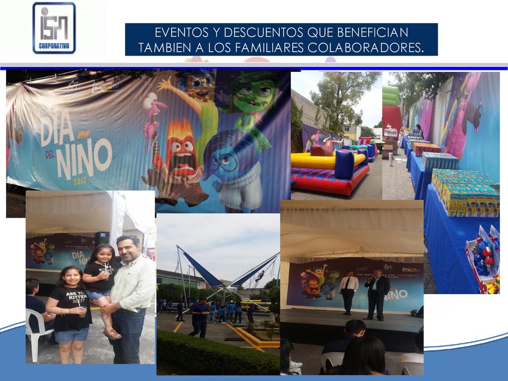 EVENTOS Y DESCUENTOS QUE BENEFICIAN TAMBIEN A LOS FAMILIARES COLABORADORES.
