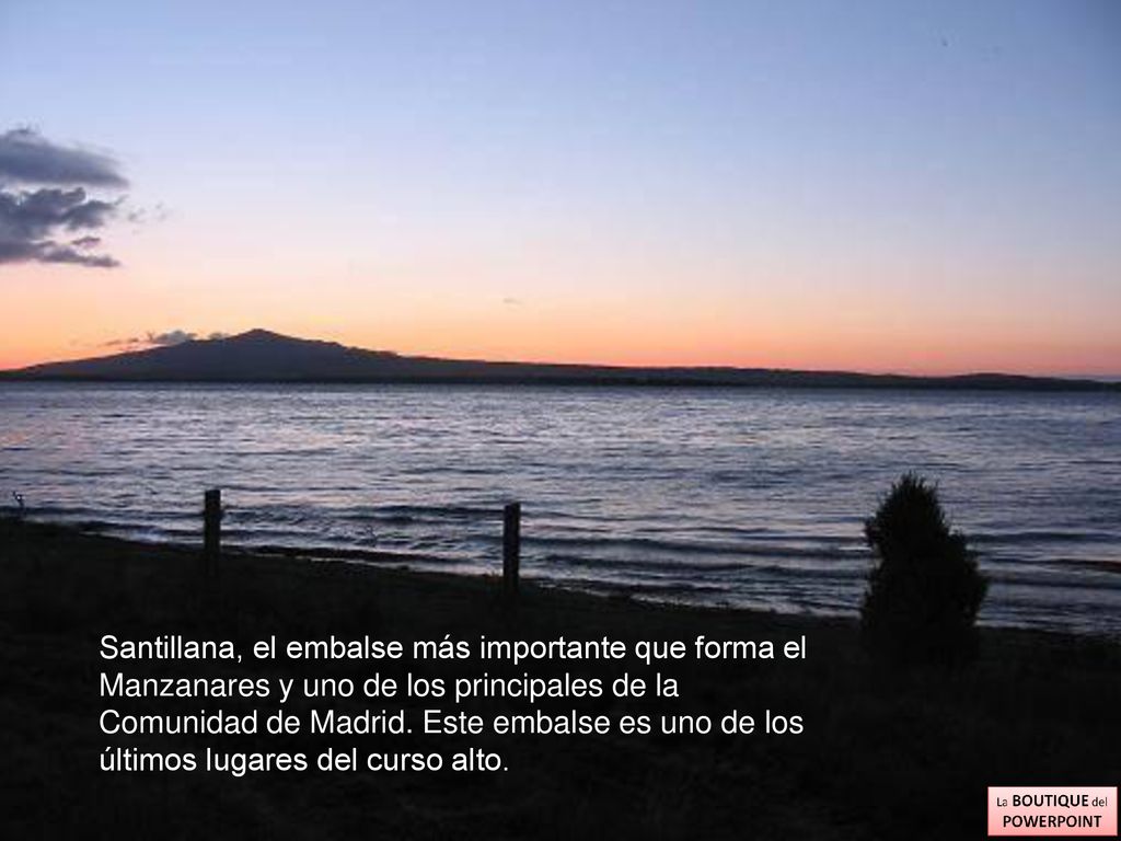 Santillana, el embalse más importante que forma el Manzanares y uno de los principales de la Comunidad de Madrid.