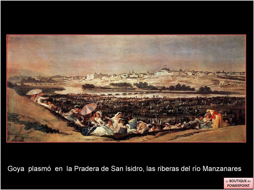 Goya plasmó en la Pradera de San Isidro, las riberas del río Manzanares