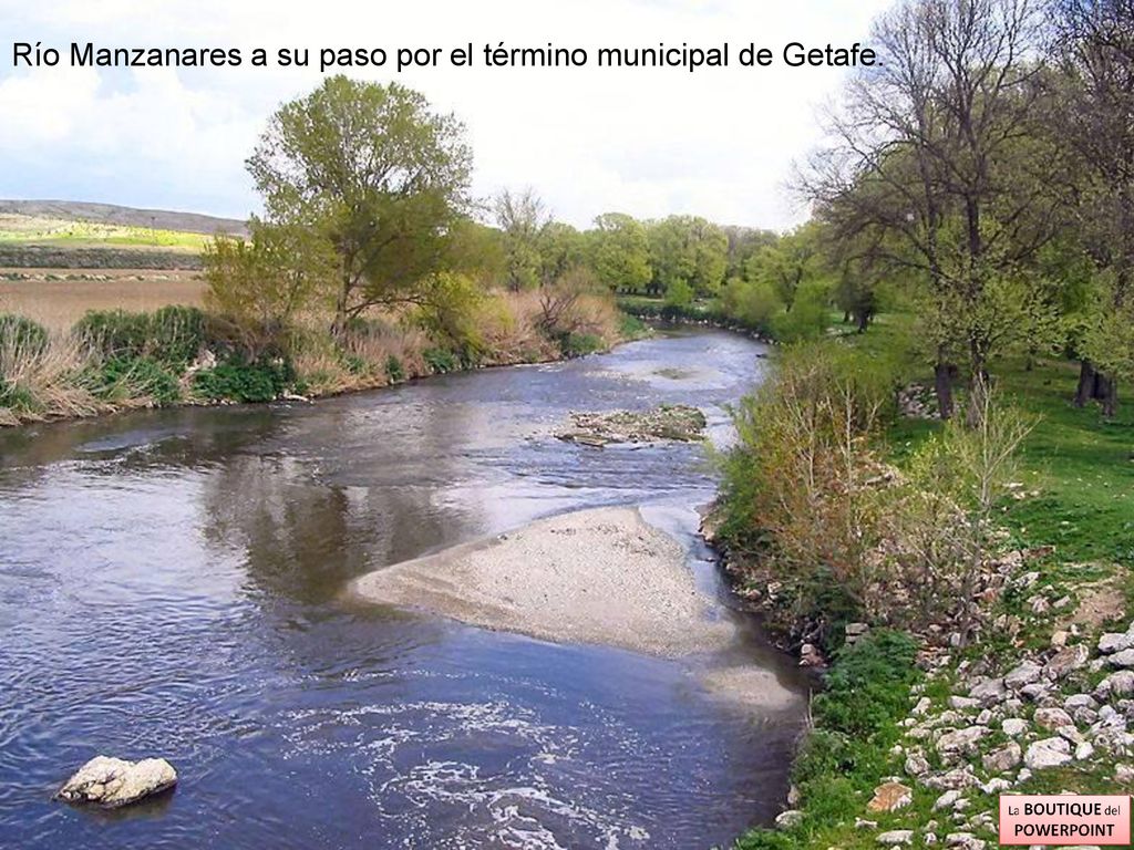 Río Manzanares a su paso por el término municipal de Getafe.