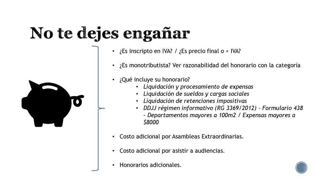 No te dejes engañar ¿Es inscripto en IVA / ¿Es precio final o + IVA