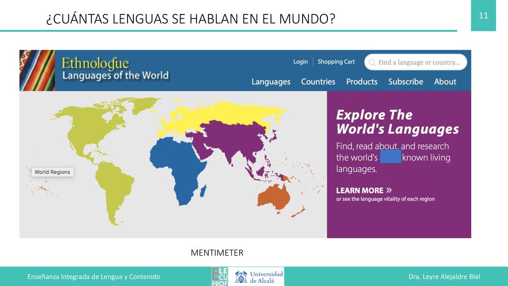 Enseñanza Integrada de Lengua y Contenido Dra. Leyre Alejaldre BIel