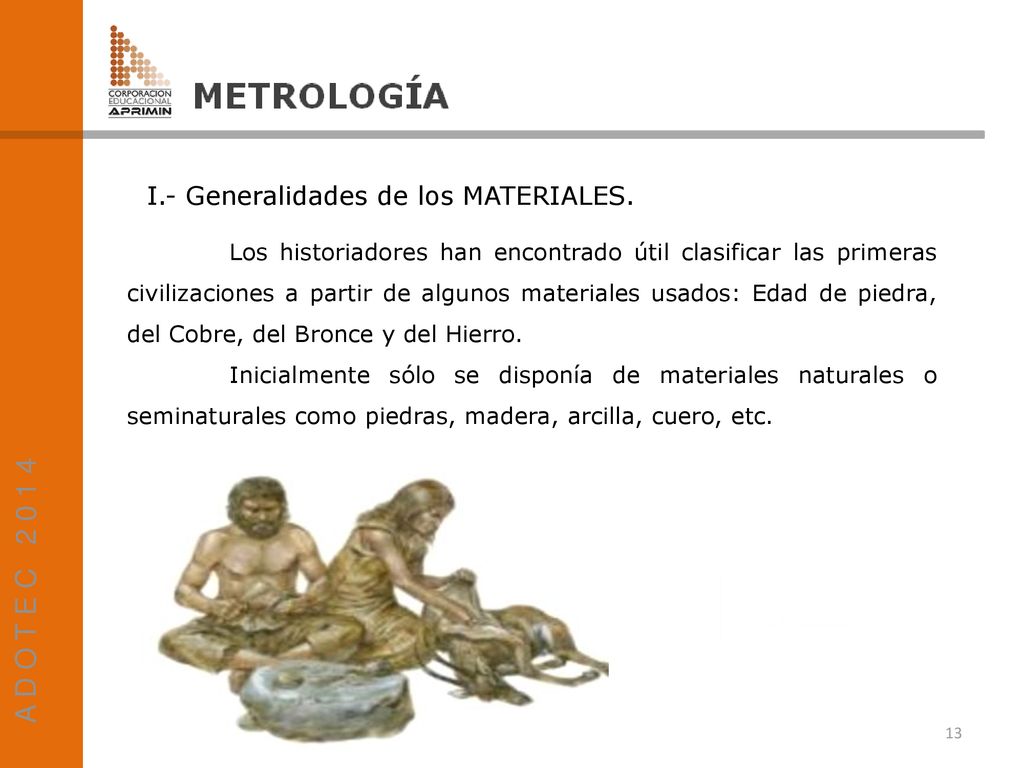 A D O T E C I.- Generalidades de los MATERIALES.