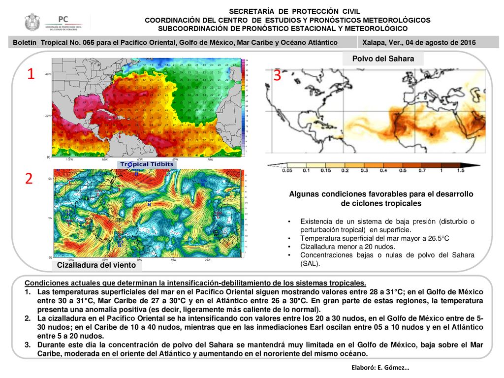 1 3 2 SECRETARÍA DE PROTECCIÓN CIVIL Polvo del Sahara