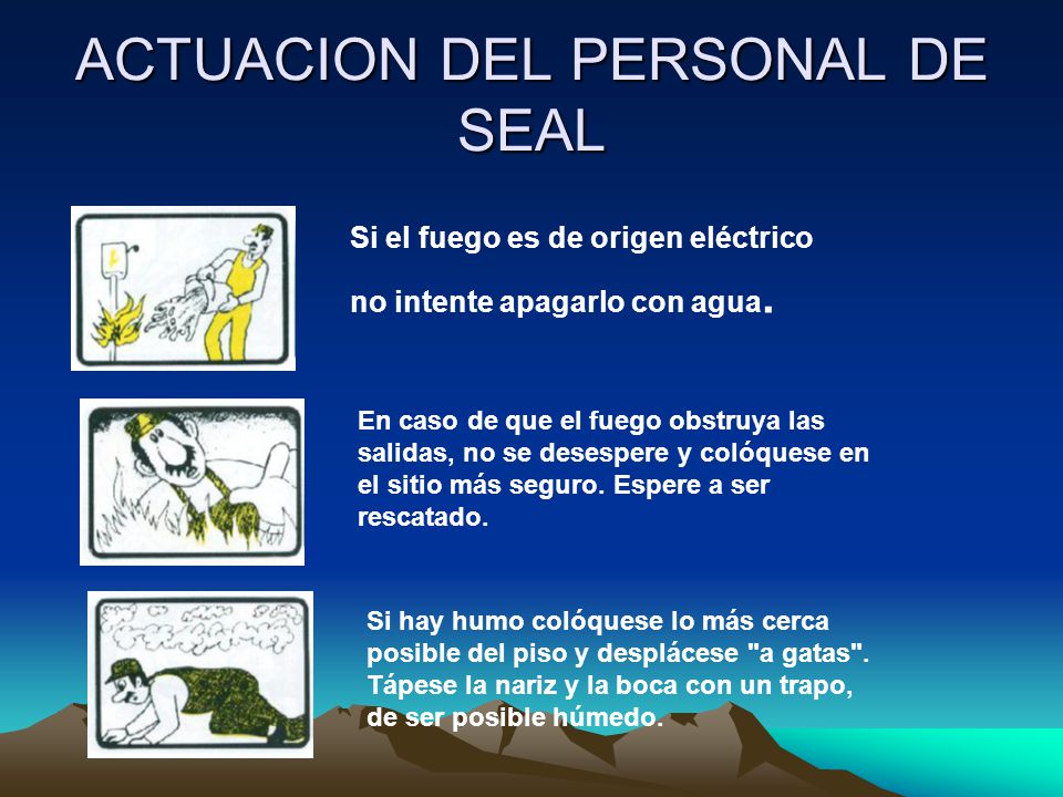 ACTUACION DEL PERSONAL DE SEAL