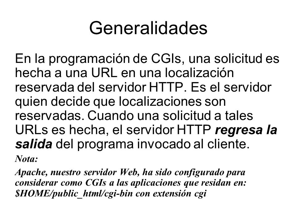 Generalidades