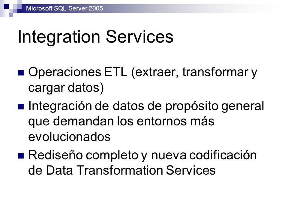 Microsoft SQL Server 2005 Integration Services. Operaciones ETL (extraer, transformar y cargar datos)
