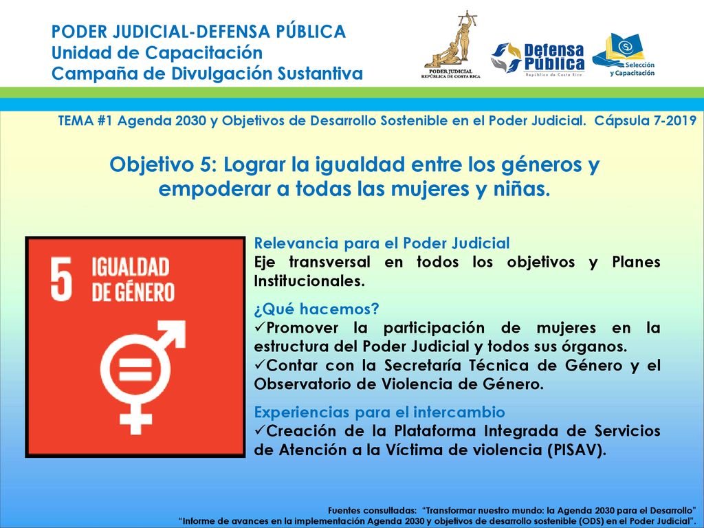 PODER JUDICIAL-DEFENSA PÚBLICA Unidad de Capacitación Campaña de Divulgación Sustantiva