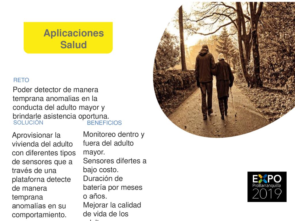 Aplicaciones Salud RETO. Poder detector de manera temprana anomalias en la conducta del adulto mayor y brindarle asistencia oportuna.