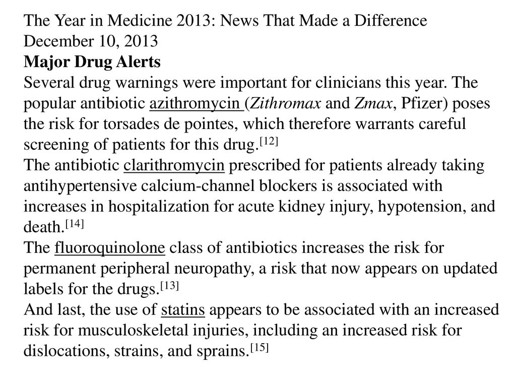 The Year in Medicine 2013: News That Made a Difference