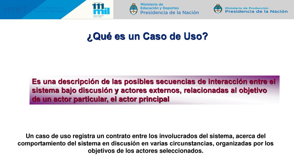 Introducción al UML 2.0 ¿Qué es un Caso de Uso