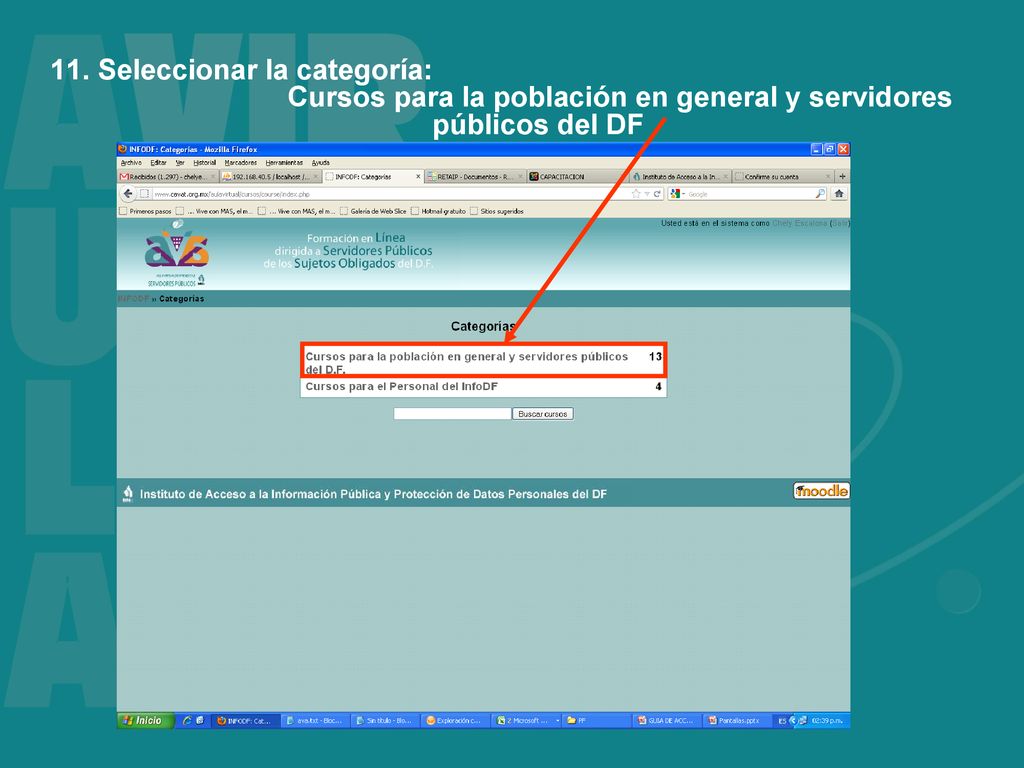 Cursos para la población en general y servidores públicos del DF