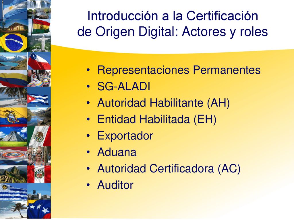 Introducción a la Certificación de Origen Digital: Actores y roles