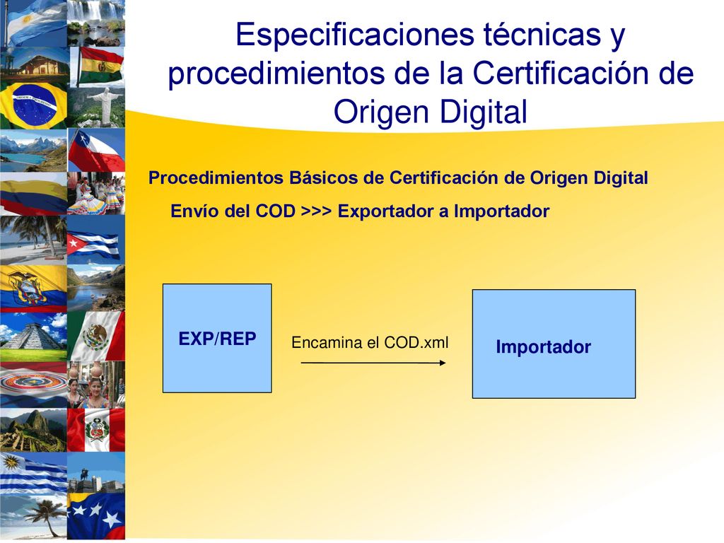 6161 Especificaciones técnicas y procedimientos de la Certificación de Origen Digital. Procedimientos Básicos de Certificación de Origen Digital.