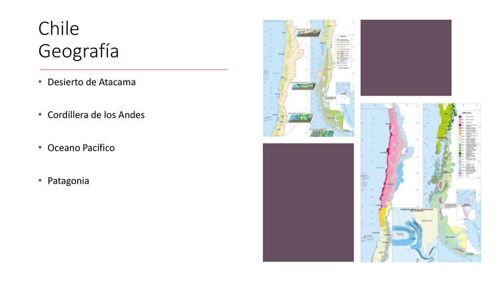 Chile Geografía Desierto de Atacama Cordillera de los Andes