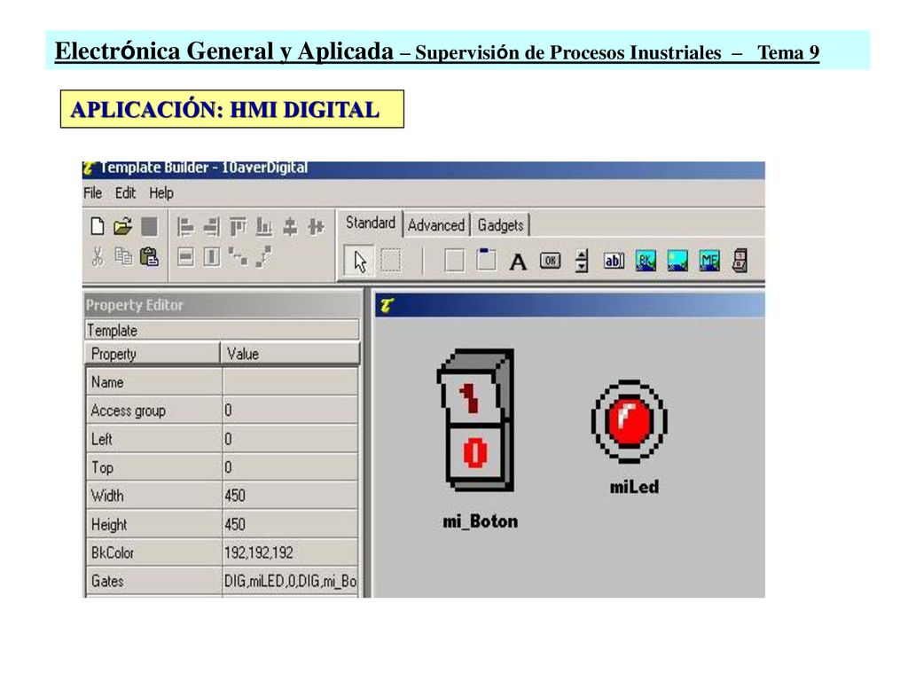 Electrónica General y Aplicada – Supervisión de Procesos Inustriales – Tema 9