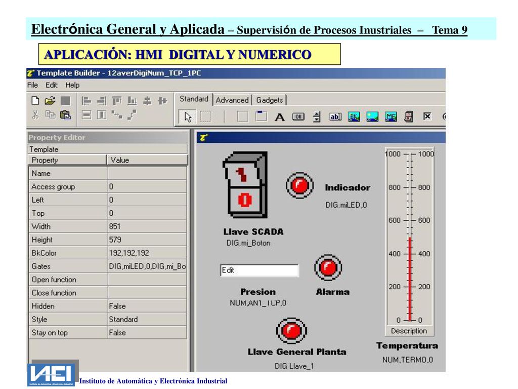 Electrónica General y Aplicada – Supervisión de Procesos Inustriales – Tema 9