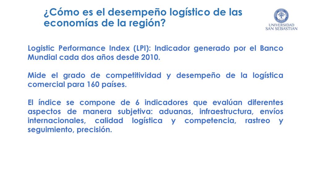 ¿Cómo es el desempeño logístico de las economías de la región