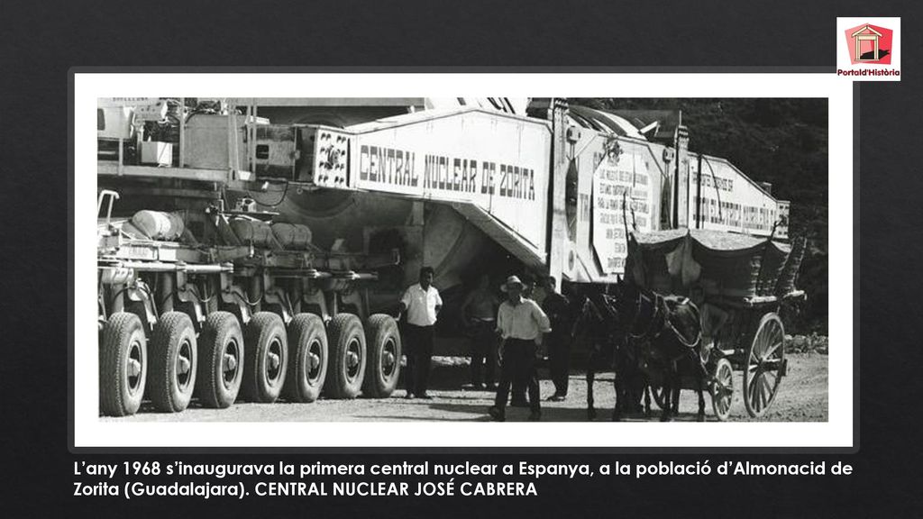 L’any 1968 s’inaugurava la primera central nuclear a Espanya, a la població d’Almonacid de Zorita (Guadalajara).