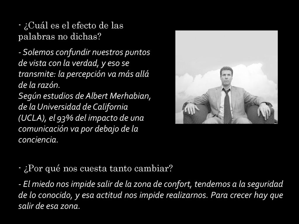 - ¿Cuál es el efecto de las palabras no dichas