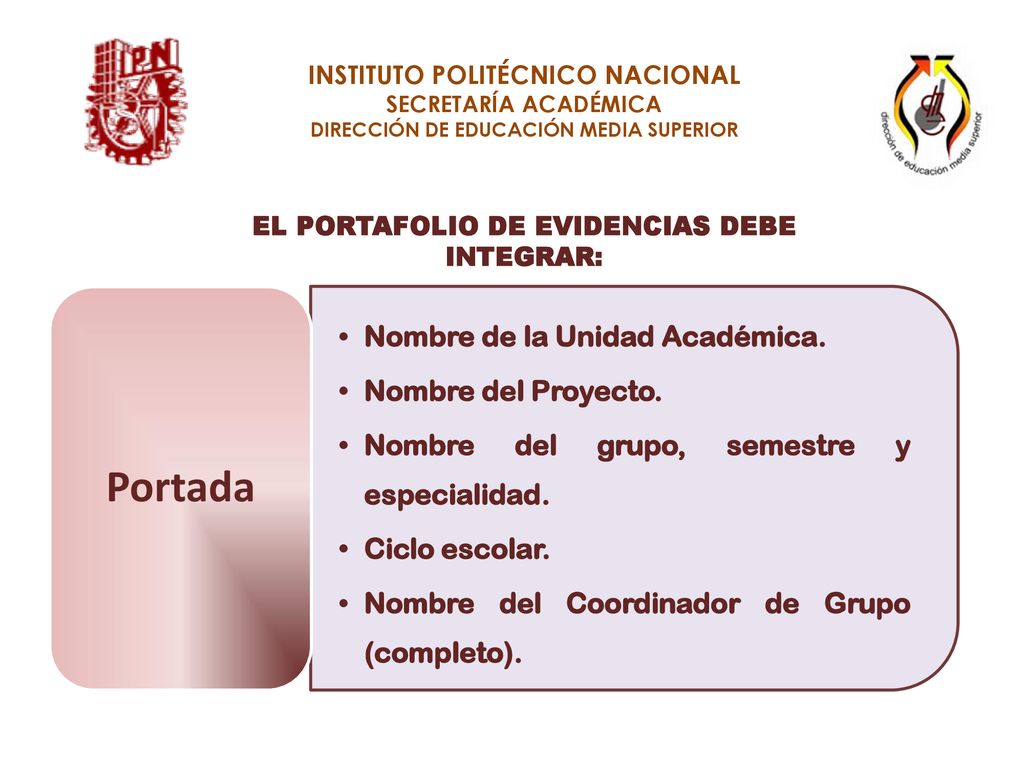 Portada Nombre de la Unidad Académica. Nombre del Proyecto.