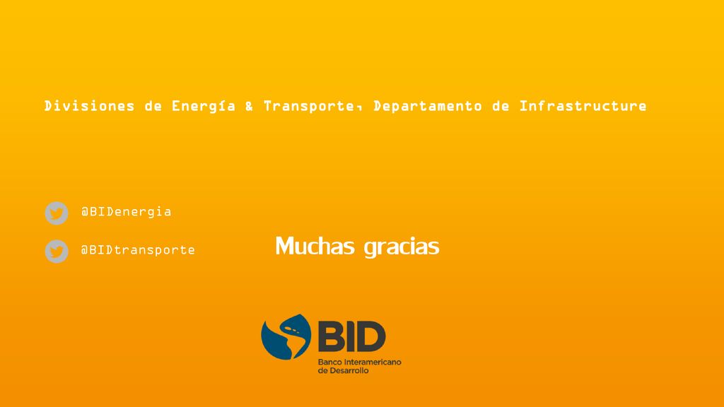 Divisiones de Energía & Transporte, Departamento de Infrastructure