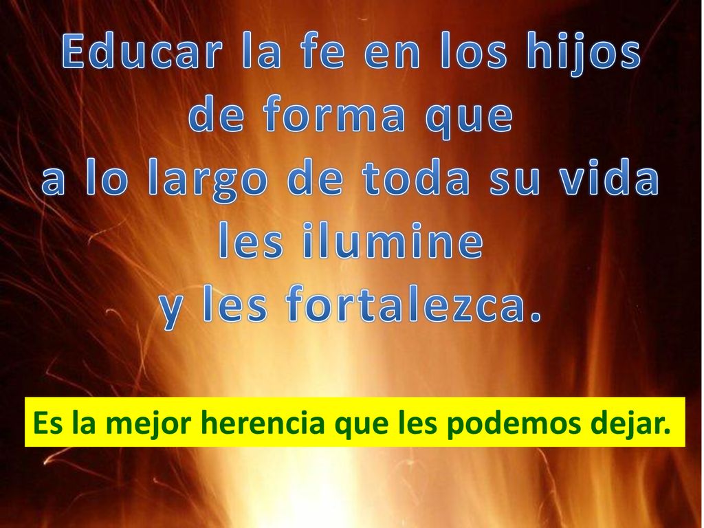Educar la fe en los hijos a lo largo de toda su vida