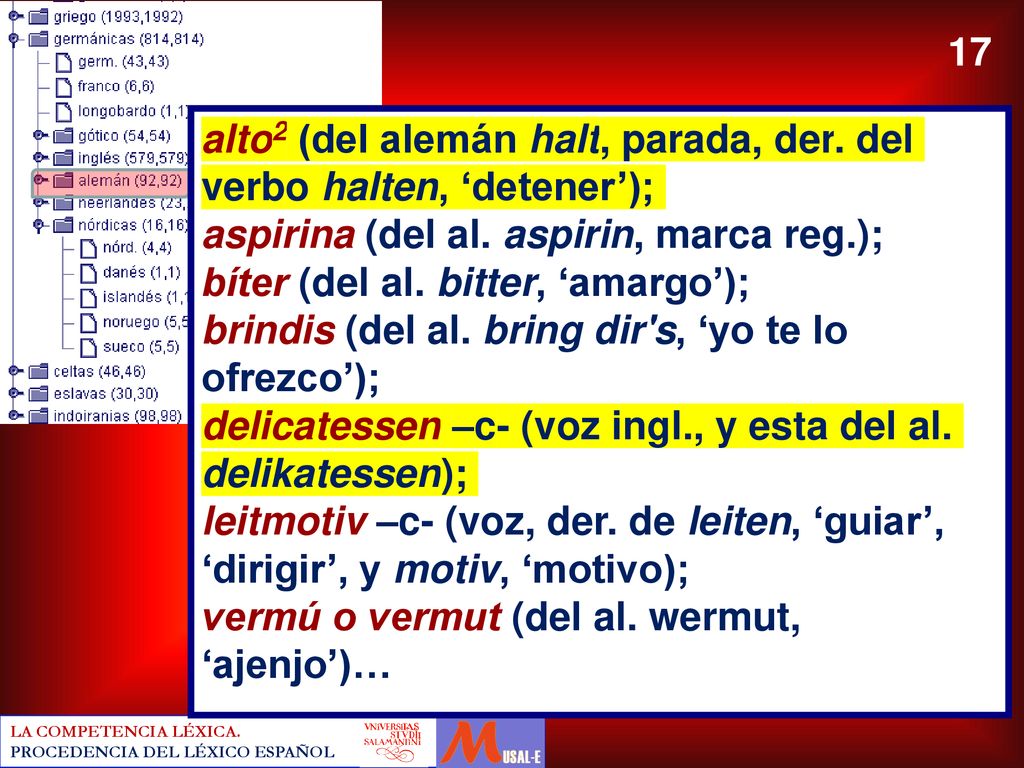 alto2 (del alemán halt, parada, der. del verbo halten, ‘detener’);