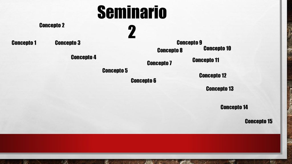 Seminario 2 Concepto 2 Concepto 1 Concepto 3 Concepto 9 Concepto 10