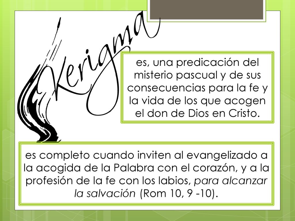 es, una predicación del misterio pascual y de sus consecuencias para la fe y la vida de los que acogen el don de Dios en Cristo.