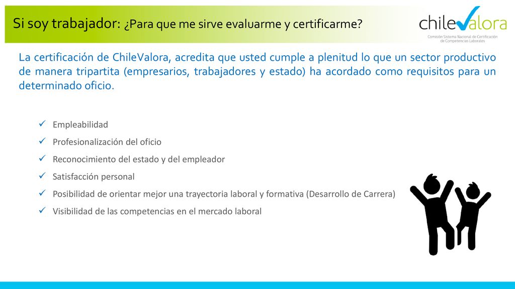 Si soy trabajador: ¿Para que me sirve evaluarme y certificarme