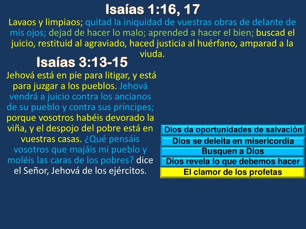 Isaías 1:16, 17