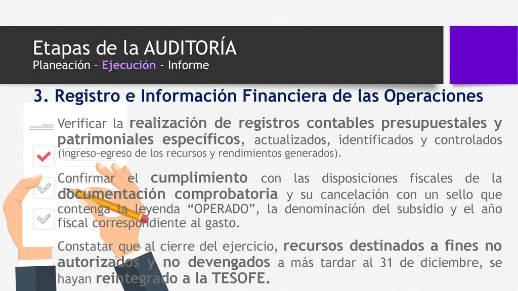 Etapas de la AUDITORÍA Planeación – Ejecución - Informe