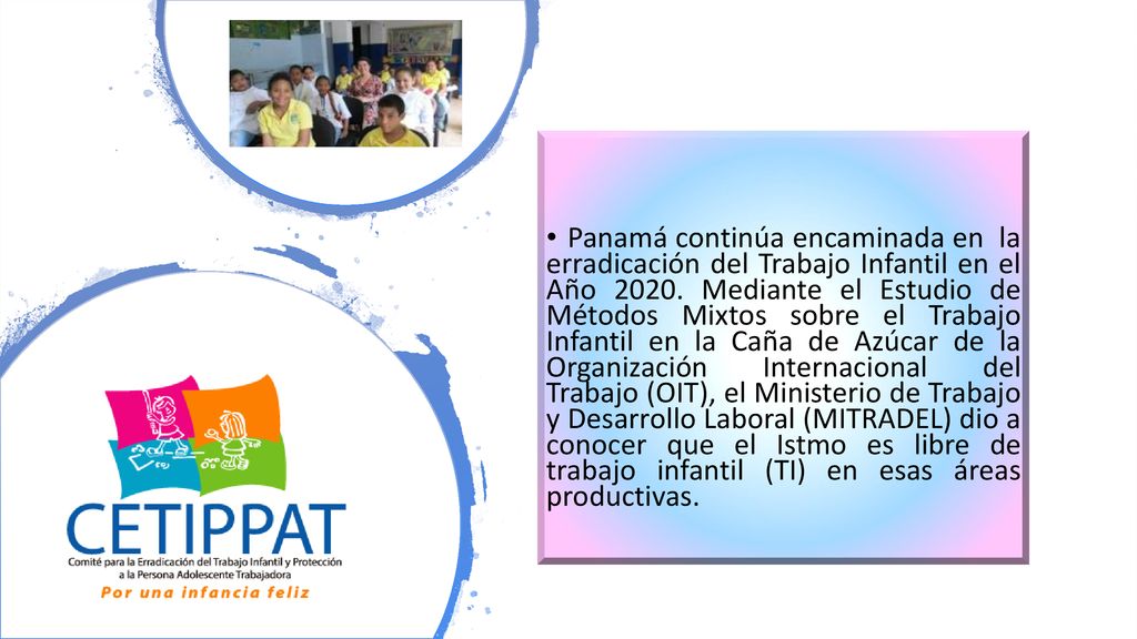 Panamá continúa encaminada en la erradicación del Trabajo Infantil en el Año 2020.
