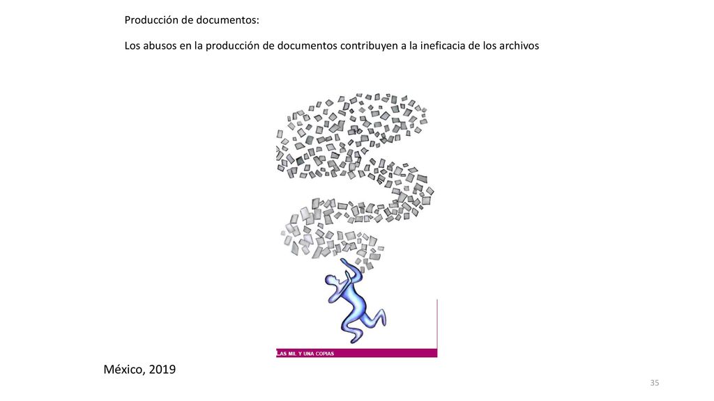 Producción de documentos: Los abusos en la producción de documentos contribuyen a la ineficacia de los archivos
