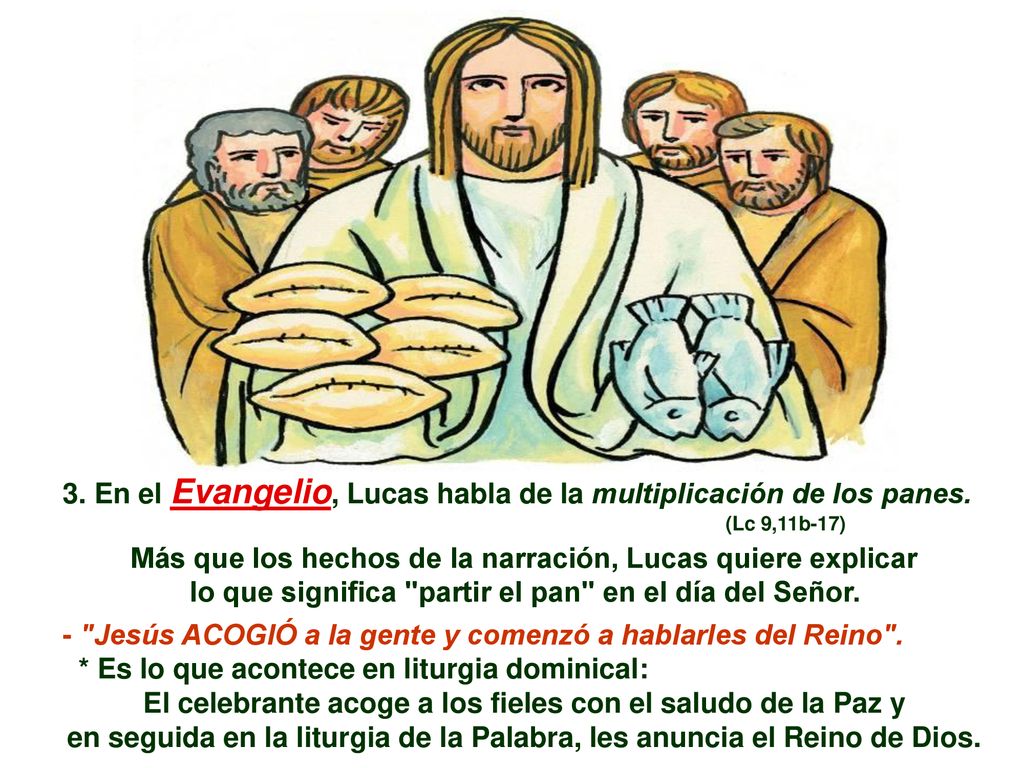 Más que los hechos de la narración, Lucas quiere explicar