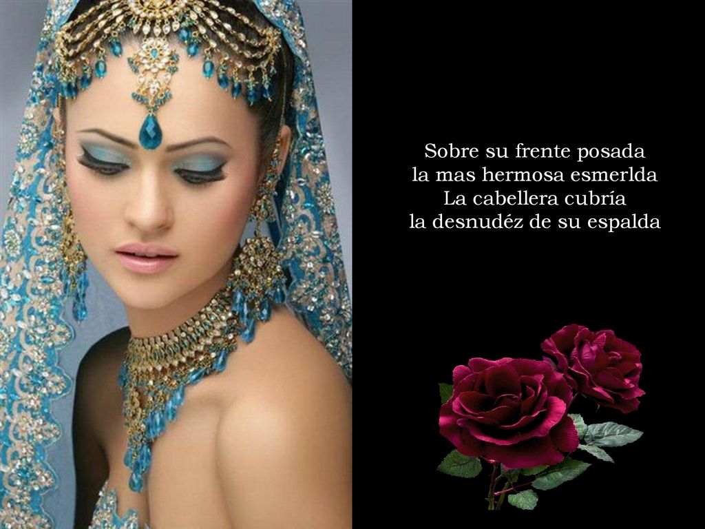la mas hermosa esmerlda La cabellera cubría la desnudéz de su espalda