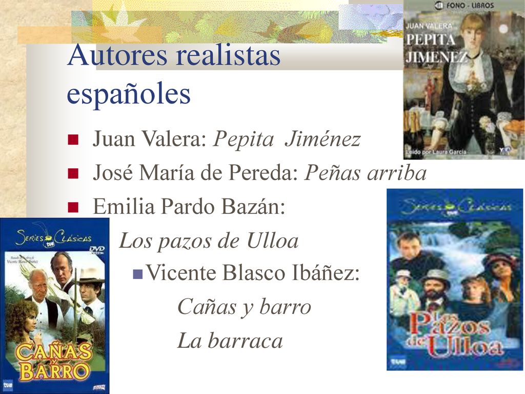 Autores realistas españoles