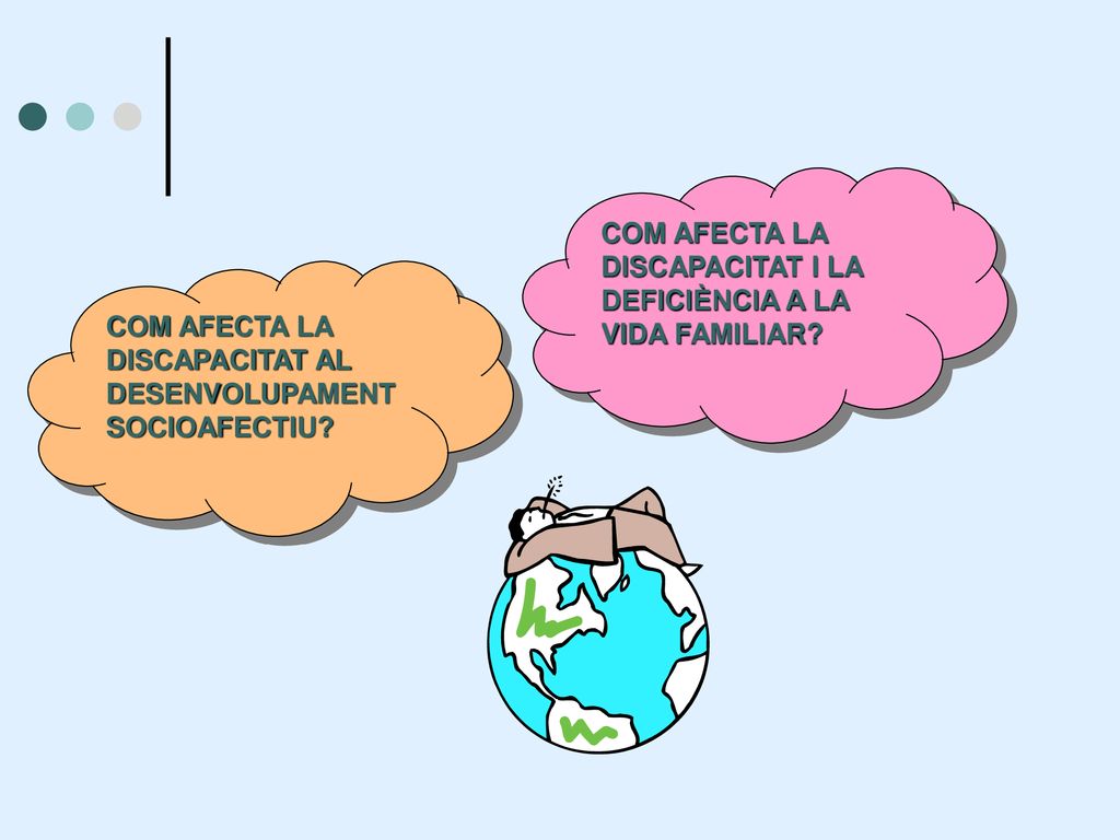 COM AFECTA LA DISCAPACITAT I LA DEFICIÈNCIA A LA VIDA FAMILIAR