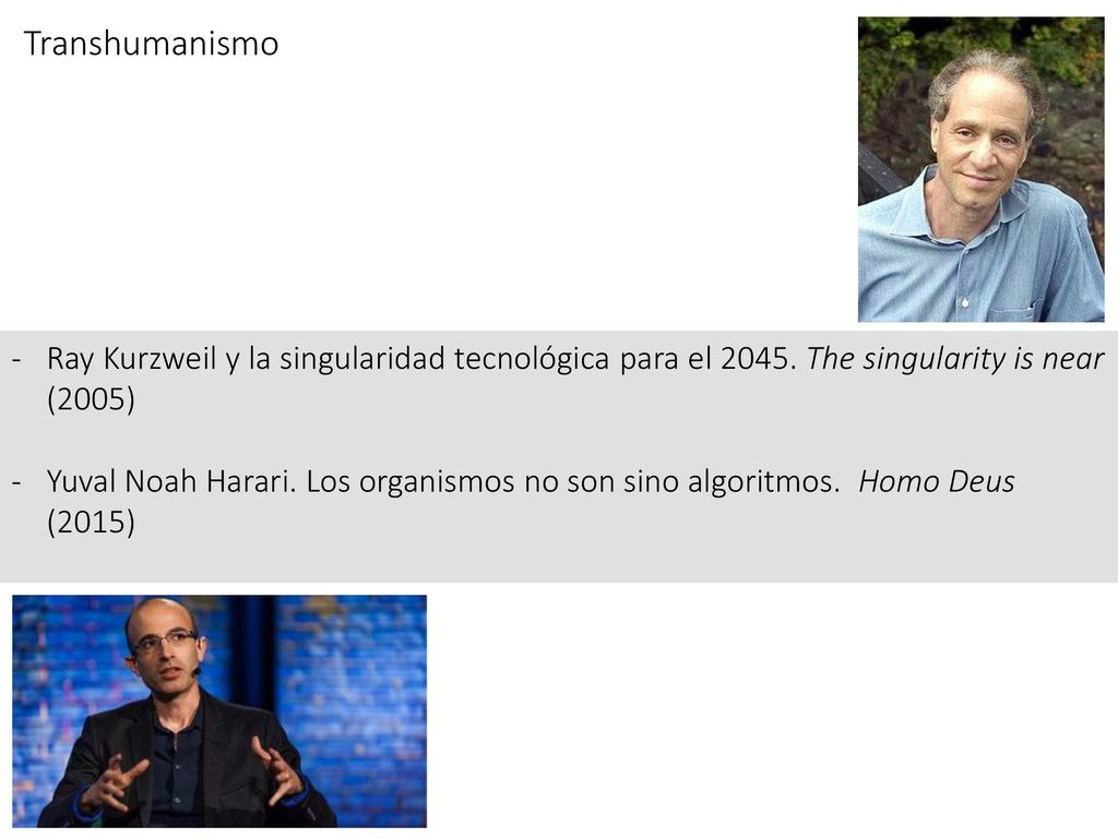 Transhumanismo Ray Kurzweil y la singularidad tecnológica para el The singularity is near (2005)