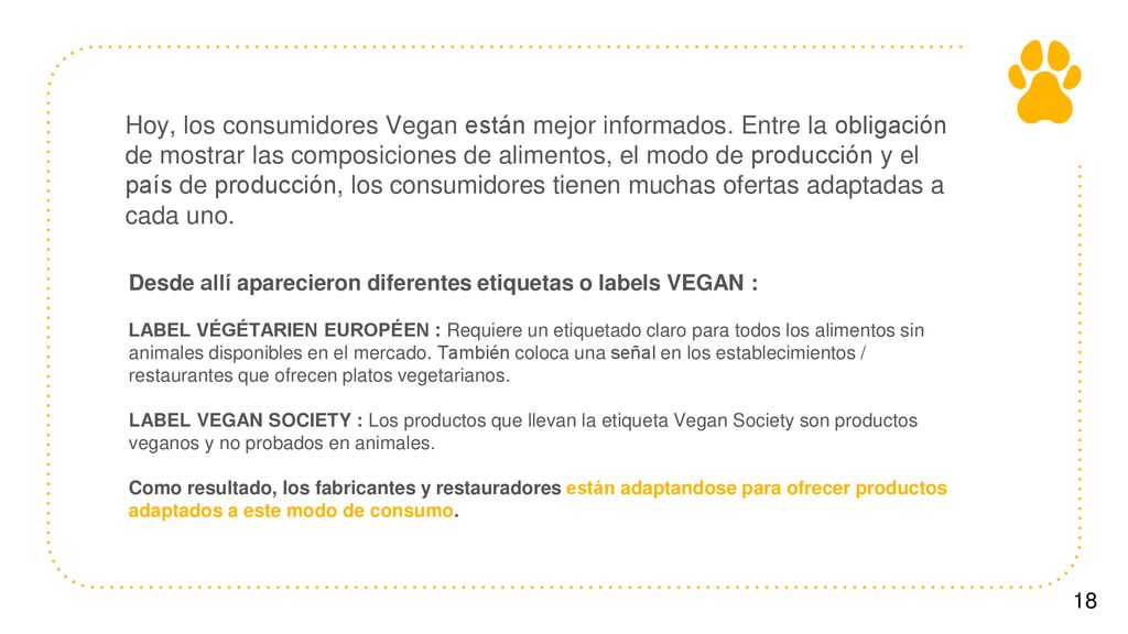 Hoy, los consumidores Vegan están mejor informados