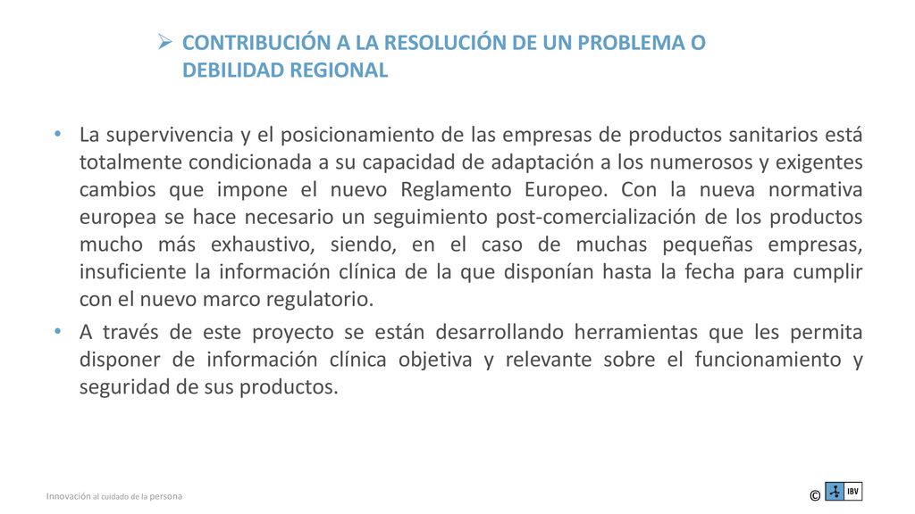CONTRIBUCIÓN A LA RESOLUCIÓN DE UN PROBLEMA O DEBILIDAD REGIONAL