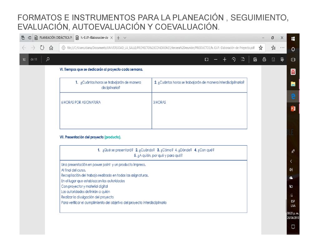 FORMATOS E INSTRUMENTOS PARA LA PLANEACIÓN , SEGUIMIENTO, EVALUACIÓN, AUTOEVALUACIÓN Y COEVALUACIÓN.
