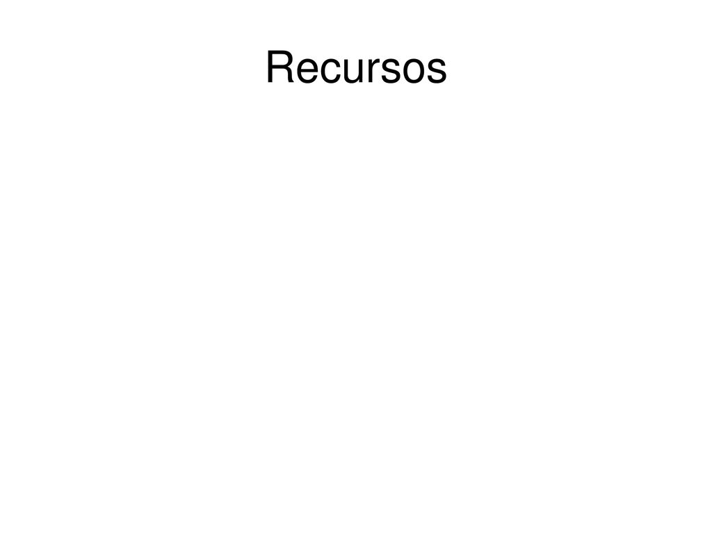 Recursos RECURSOS: que presenta una lista de los medios a usar como bibliografía, lectura anexo, computadora, espacio verde, capilla, etc…