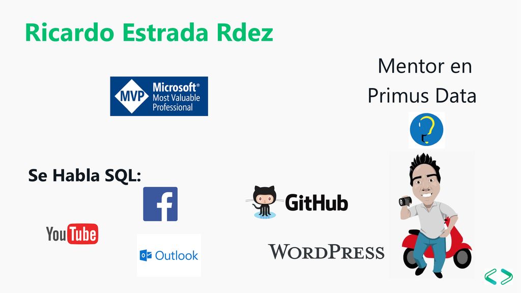 Ricardo Estrada Rdez Mentor en Primus Data Se Habla SQL: