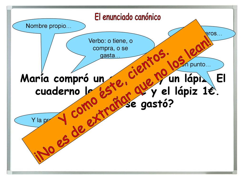 ¡No es de extrañar que no los lean! Y como éste, cientos.